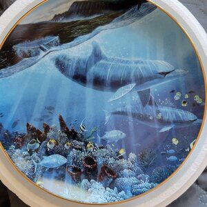 Danbury Mint Collectible Plate: Lahaina Seaflight